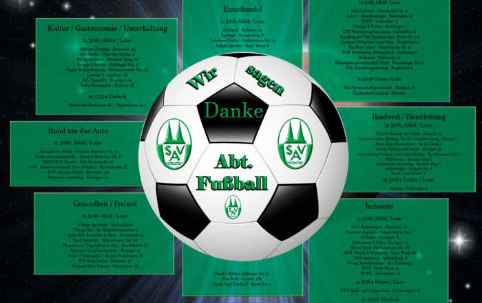 Unterstützt unsere Sponsoren 2021